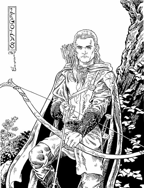 gandalf coloring pages - photo #41
